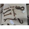 Image 2 : Old Tools, Wrenches, Drill Press Plus More!