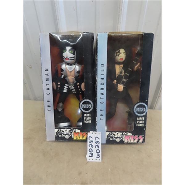 2 KIZZ Figurines In Boxes