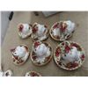 Image 2 : Approx 32  Pc - Royal Albert Old Country Roses- Teapot , Covered Butter , C & S , Plus
