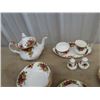 Image 4 : Approx 32  Pc - Royal Albert Old Country Roses- Teapot , Covered Butter , C & S , Plus