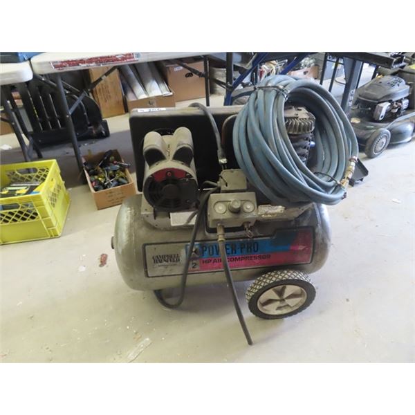 Campbell Haus Phelt 2 HP Air Comp W Hose & Hose Reel