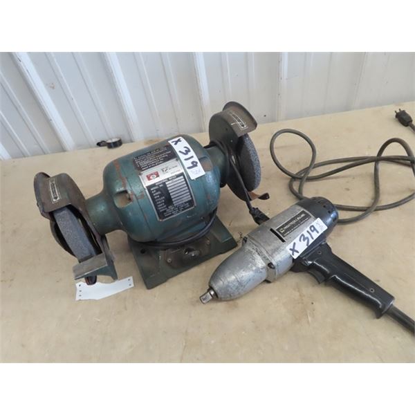 Bench Grinder, Power Ingersoll 1/2" Impact