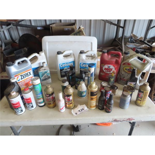 Grease , Antifreeze, Oils, Lubes, Brake Fluid, Plus More