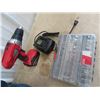 Image 2 : Mastercraft Dremel w Case & Accessories, 300 PC Dremel Attach, &  Skil 14.4 Cordless Drill