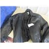 Image 5 : Leather Vest - Large, 2 Sets Leather Chaps, Leather Jacket XL, Honda Leather Jacket - Size 46