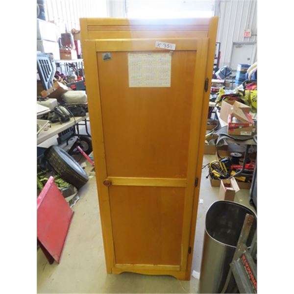 Wardrobe Closet & Open Shelf Closet is 65"H 25"W 21"D, Shelf is 66"H 24"W 12"D