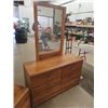 Image 2 : Dresser w Mirror 29"x 49" X 18" Plus Mirror 28" x 42", & Nite Stand 22" x 20" x 16"