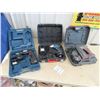 Image 1 : 12 Volt Drill, 14.4 Volt 1/2" Impact, 10.8 Volt Stapler, All w Case & Charger & 1 Battery