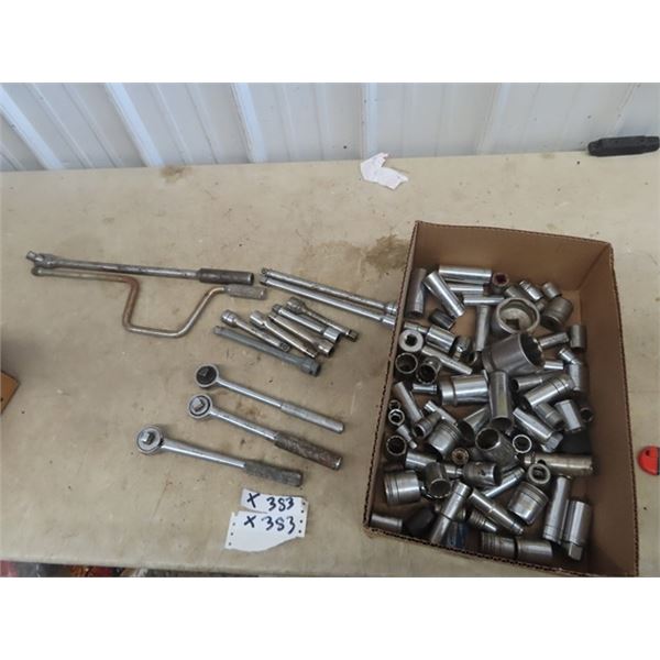 Sockets 1/2" , 3 Ratchets, Extension Sockets, Strong Speed Bar Plus