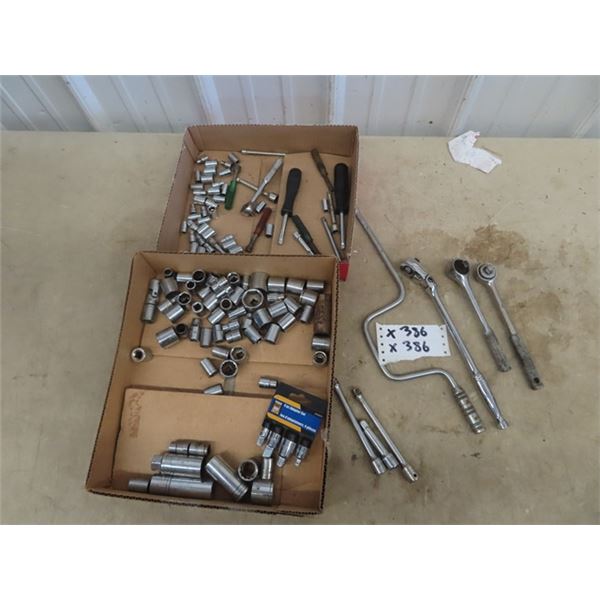 3/8" & 1/4" Ratchet Ext Sockets