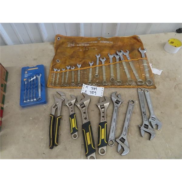 Approx 28 Wrenches & Crescent Wrenches