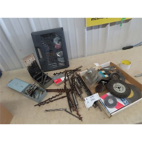 Drill Bits, Wire Brushes, Grind Stones