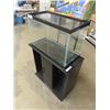 Image 2 : 20 Gal Aquarium & Stand w  NewTurtle Paper Aquarium 17" x 24" x 12" , Stand 29" x 29" x 14"