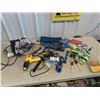 Image 1 : Craftsman Circ Power Saw, Recip Saw Blades Paint Brushes, New Heat Gun, Hammer, Glue Gun, Plus More