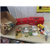 Image 1 : 2 Metal Tool Boxes, Various New Hardware- Motion Detector Plus