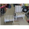 Image 2 : (WE) Patio Chair & Ottoman & 4 Folding Lawn Chair