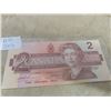 Image 1 : 1986 Cdn 2 Dollar Bill
