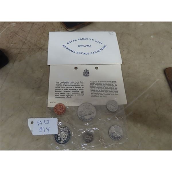 1972 Royal Cdn Mint Coin Set - Uncirculated