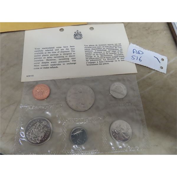 1969 Royal Cdn Mint Coin Set - Uncirculated