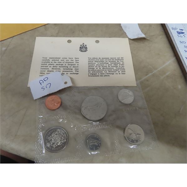 1968 Royal Cdn Mint Coin Set - Uncirculated