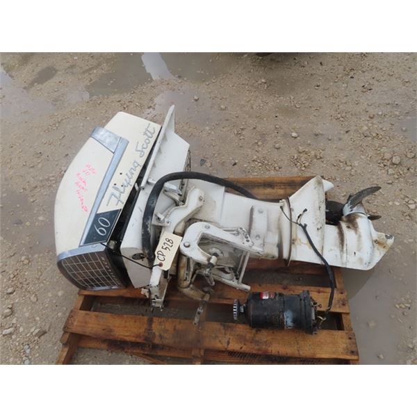 McCulloch Flying Scott 60 HP Outboard Not Working From Sitting