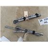 Image 4 : Snap On 2) 3/8" Ratchet & 4 3/*" Wobble Extensions & 1) 1/2" Snap On Ratchet
