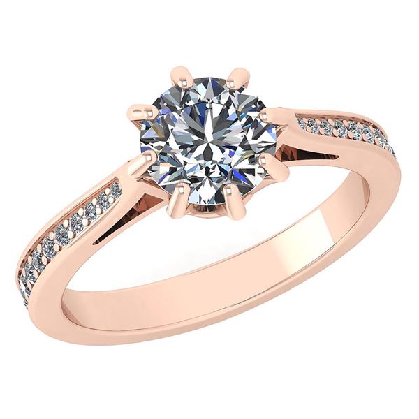 Certified 0.99 Ctw Diamond Ring For womens New Expressi