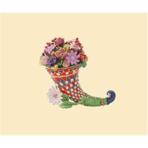 FLORAL JEWELED BOX