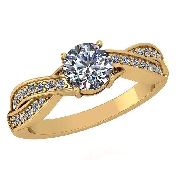 Certified 1.05 Ctw Diamond Ring For Engagement New