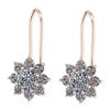 Image 1 : Certified 1.86 Ctw Diamond I1/I2 Simple Earrings 14K Go