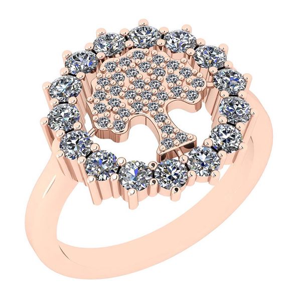 Certified 0.82 Ctw Diamond I1/I2 Vintage Style Wedding