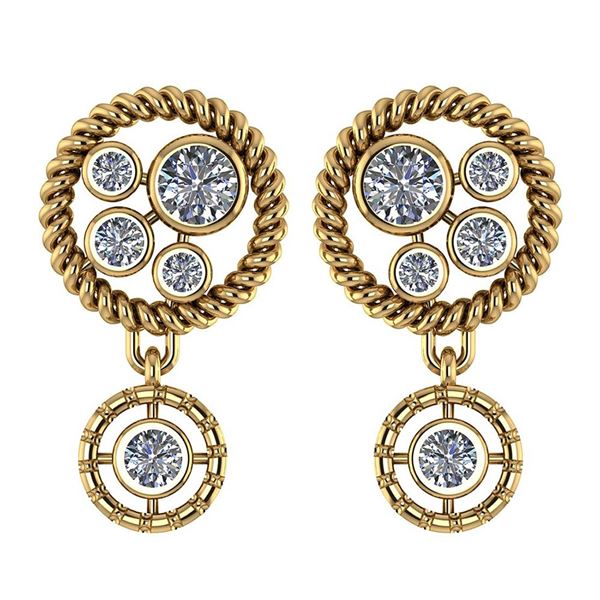 Certified 1.40 Ctw Diamond Earrings from the New Expres