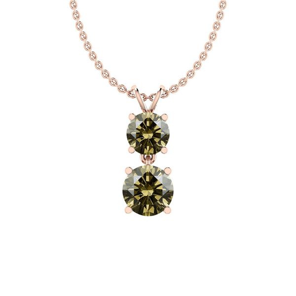 Certified 2.85 Ctw Natural Fancy Light Yellow Diamond 1