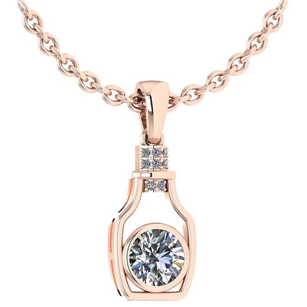 Certified 1.36 Ctw Diamond bottle Necklace For womens N