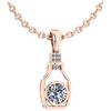 Image 1 : Certified 1.36 Ctw Diamond bottle Necklace For womens N