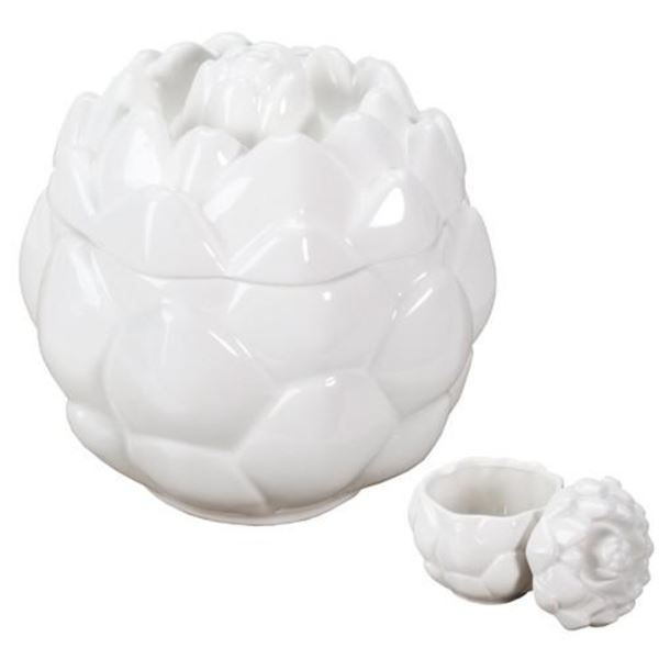 ARTICHOKE CONTAINER WHITE