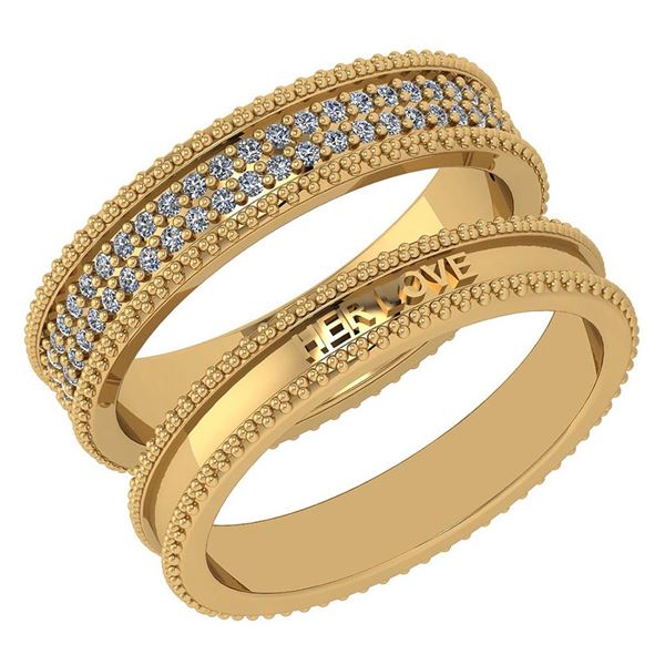 Certified 1.00 Ctw Diamond Wedding/Engagement 14K Yello