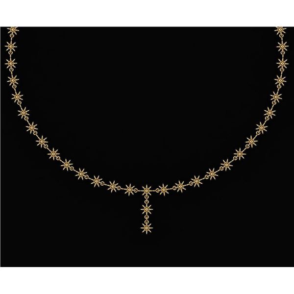 Beautiful 18K Yellow Gold Light Weight Necklace