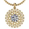 Image 1 : Certified 0.50 Ctw Diamond I1/I2 Filigree Style Solitai