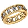Image 1 : Certified 1.04 Ctw Diamond VS/SI1 Mens Band 18k Yellow