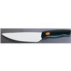 Image 1 : 6in. CHEF'S KNIFE: BLACK HANDLE / WHITE BLADE