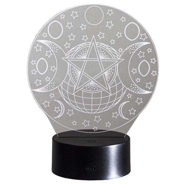3D LED LIGHT TRIPLE MOON
