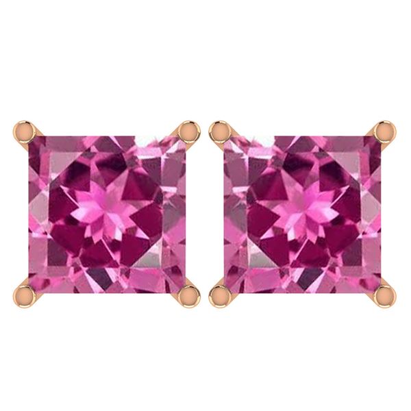 Certified 11.24 Ctw Genuine Pink Tourmaline 14K Rose Go