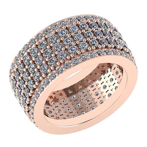 Certified 3.36 Ctw Diamond Engagement /Wedding 14K Rose