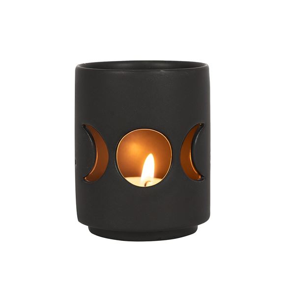 SMALL TRIPLE MOON CUT OUT TEALIGHT HOLDER