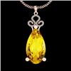 Image 1 : Certified 17.13 Ctw I2/I3 Lemon Topaz And Diamond 10K R