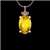 Image 1 : Certified 70.72 Ctw I2/I3 Lemon Topaz And Diamond 10K R