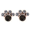Image 1 : Certified 15.50 Ctw Smoky Quartz And Diamond SI2/I1 Ear