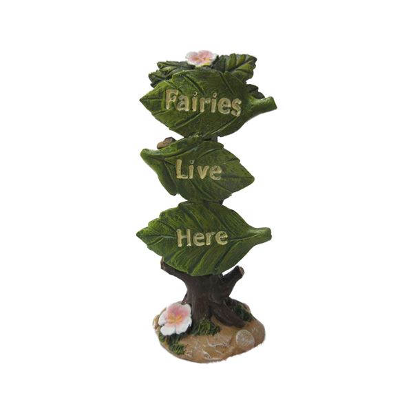 FAIRIES LIVE HERE SIGN