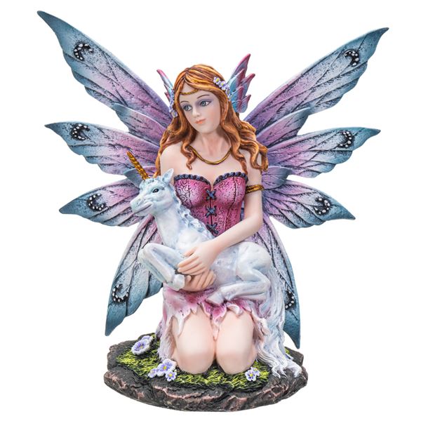 ADORABLE FAIRY WITH UNICORN